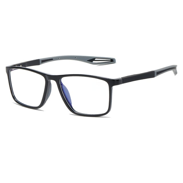 BowLift | Ultralight multifocal reading glasses for men and women – high-quality polycarbonate – for near and far – wall clock
