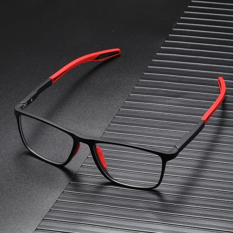 BowLift | Ultralight multifocal reading glasses for men and women – high-quality polycarbonate – for near and far – wall clock