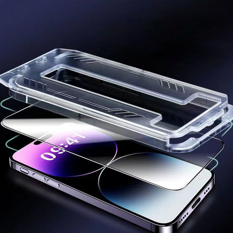 BowLift | iPhone Tempered Anti-Peeking Screen Protector without Bubbles No Dust
