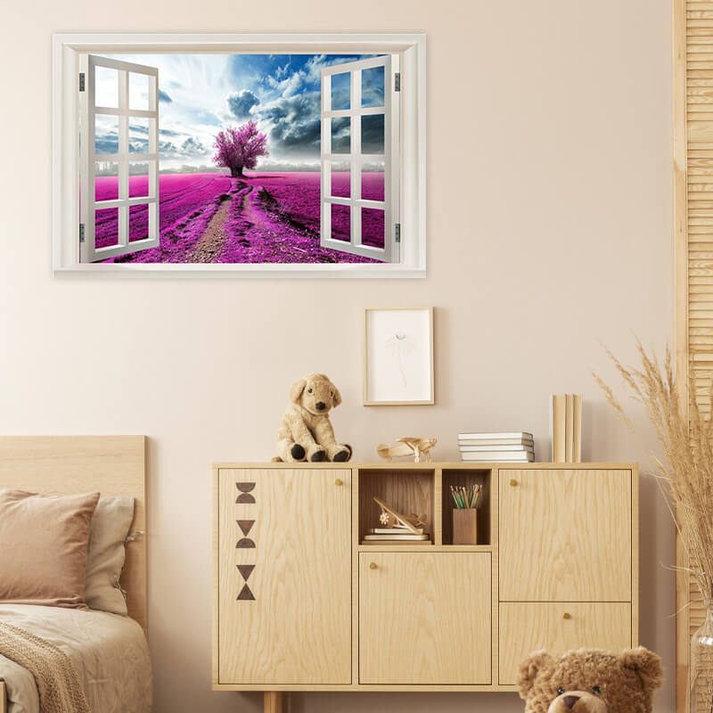 BowLift | 3D window with a view Decorative wall mural
