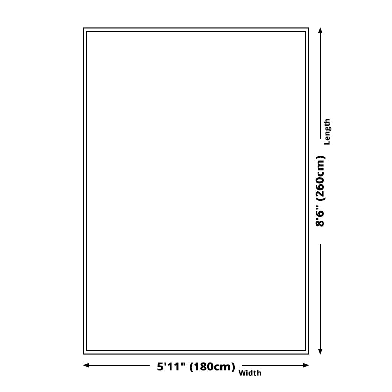 BowLift | Blue and Brown Irregular Rug Bedroom Novelty Color Block Pattern Area Rug Polyester Pet-Friendly Rug