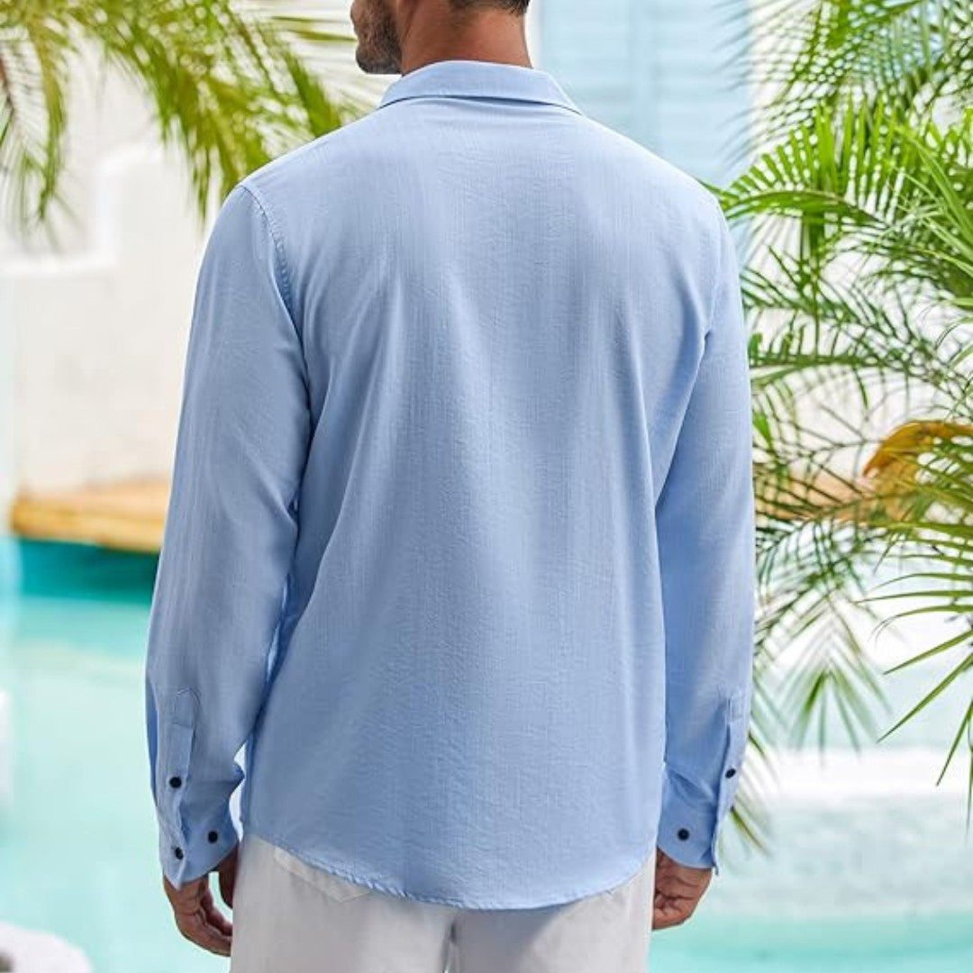 Tailored Dress Shirt with Classic Fit