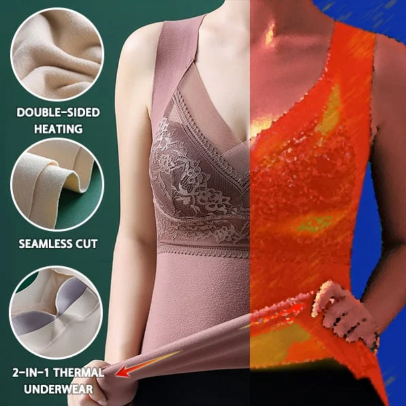 BowLift | 2-in-1 Built-in Bra Thermal Underwear