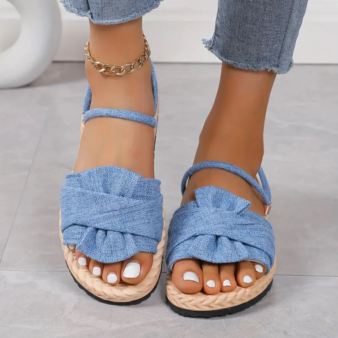 Blissara – Women’s Bow Strap Summer Sandals