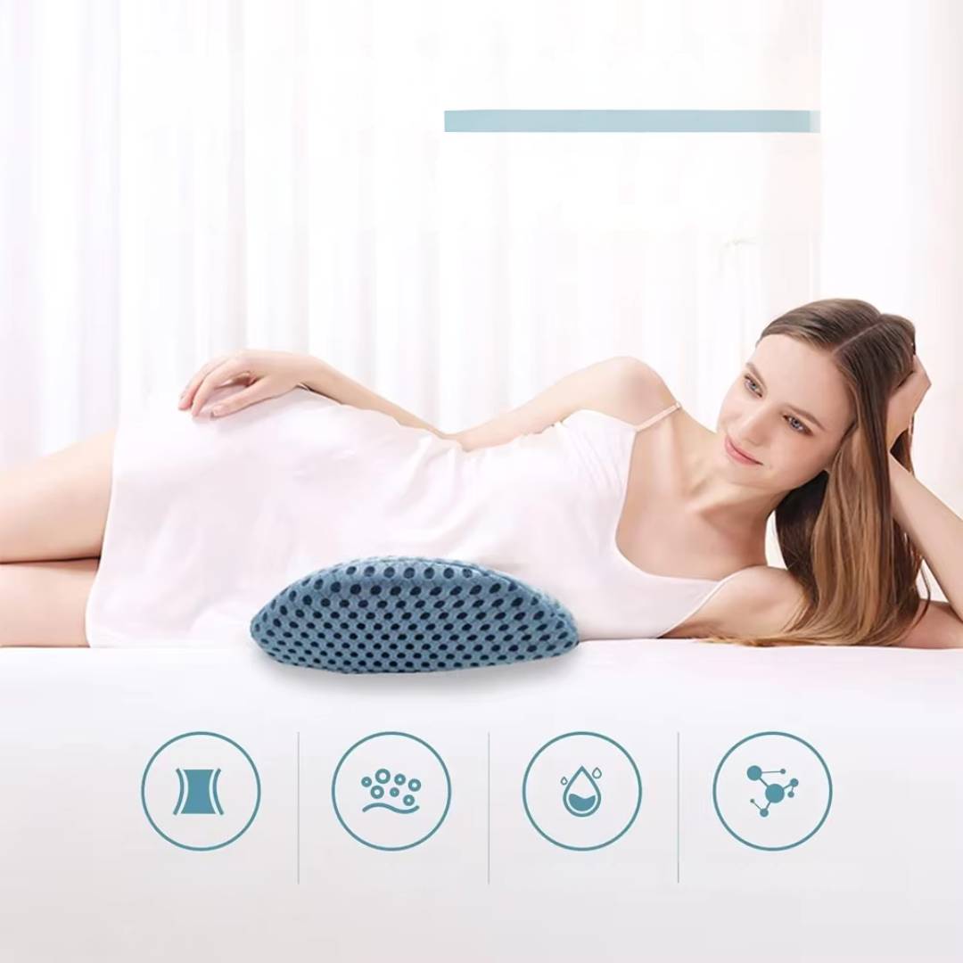 BowLift | Ergonomic Lumbar Support Cushion for Lower Back Pain Relief - Ideal for Office, Driving, and Home Use