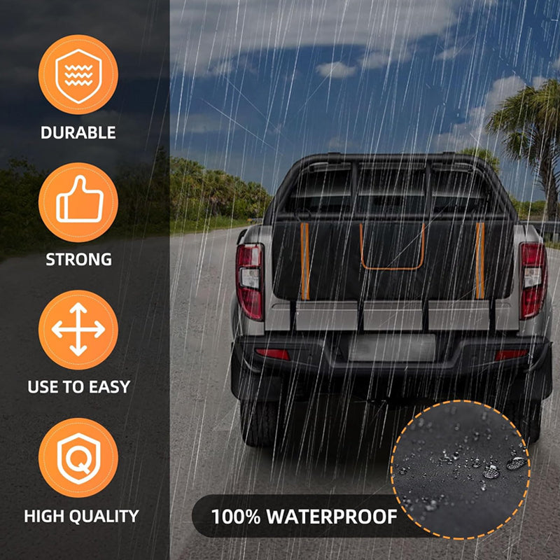 BowLift | Tailgate Bike Pad for 5 Mountain Bikes Waterproof Material Tailgate Cover 2 Tool Pockets