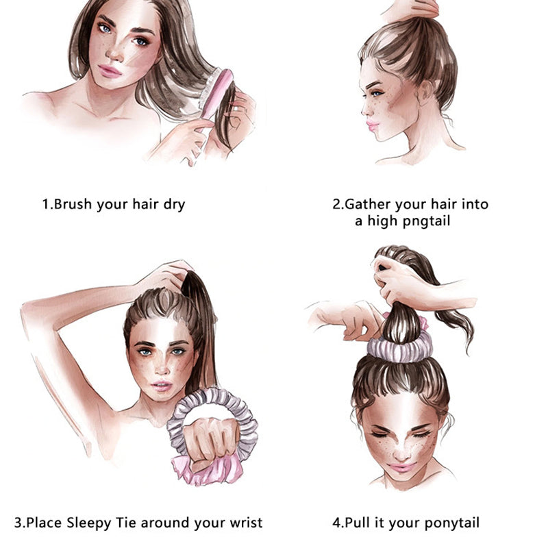 BowLift | Heatless Hair Curling Double Scrunchie