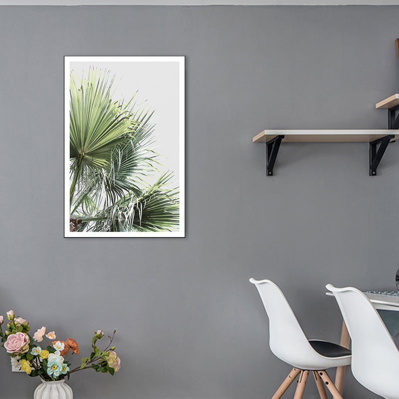 BowLift | Light Color Tropical Art Print Botanical Wrapped Canvas for Kitchen, Multiple Sizes