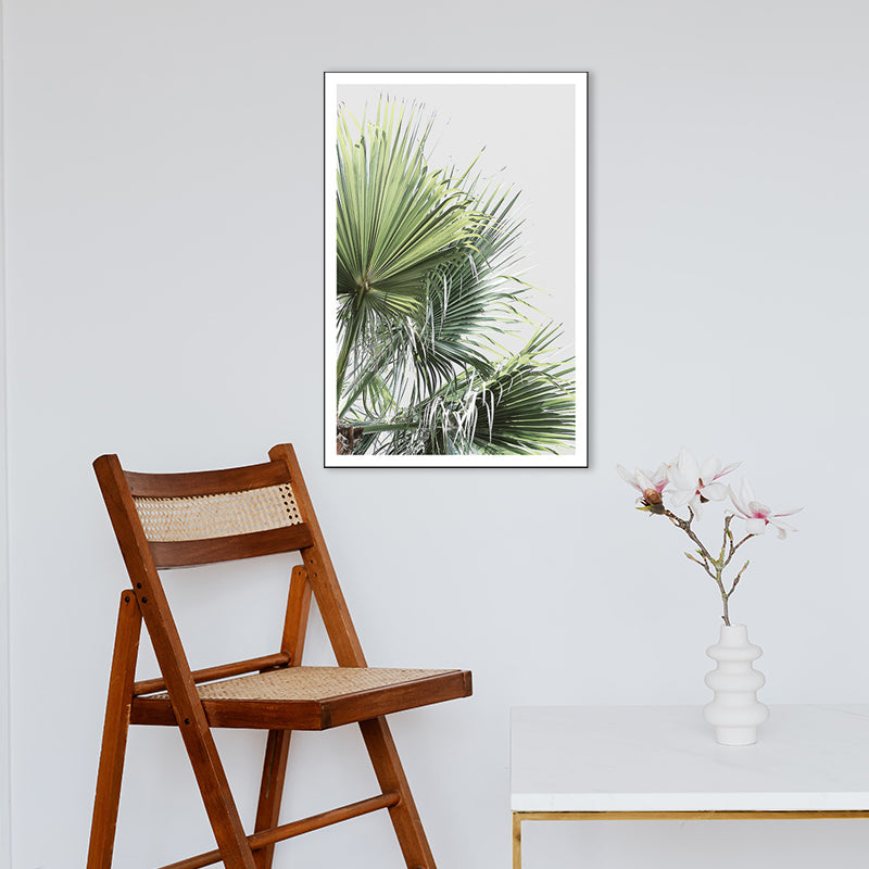 BowLift | Light Color Tropical Art Print Botanical Wrapped Canvas for Kitchen, Multiple Sizes