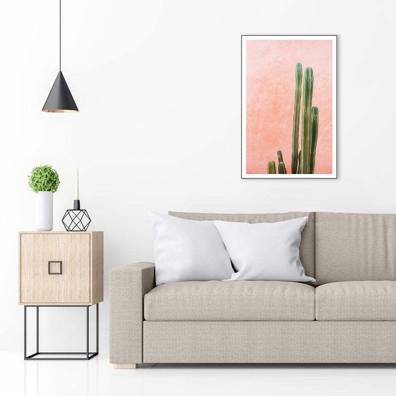 BowLift | Light Color Tropical Art Print Botanical Wrapped Canvas for Kitchen, Multiple Sizes