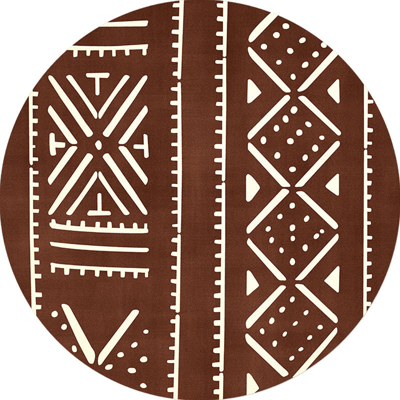 BowLift | Geometric and striped pattern carpet polyester modern carpet washable non-slip pet-friendly carpet for the living room