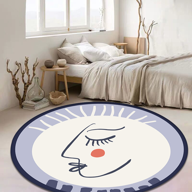 BowLift | Character Carpet Polyester Modern Carpet Washable Anti-Slip Pet-Friendly Area Rug for Living Room