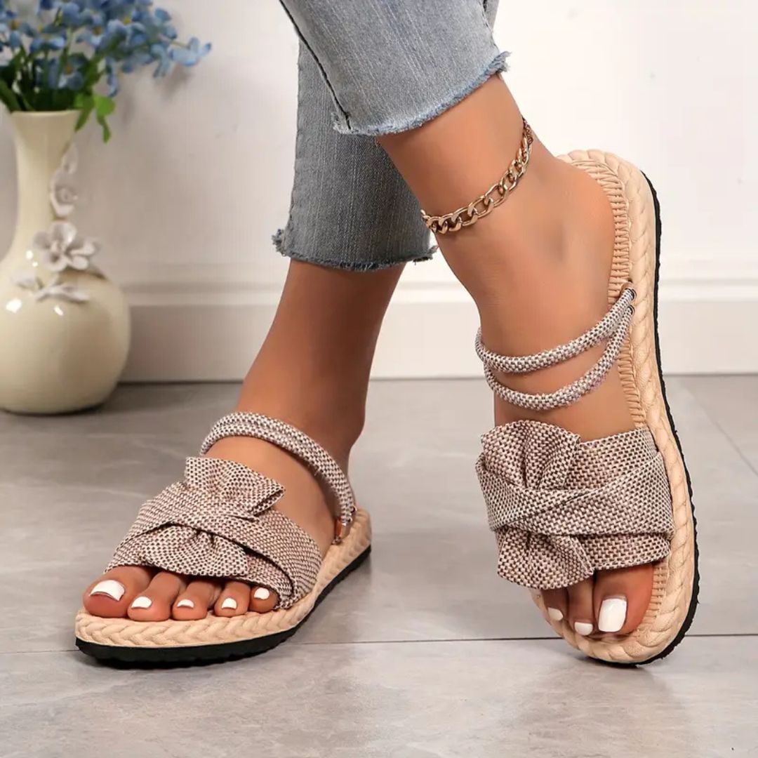 Blissara – Women’s Bow Strap Summer Sandals