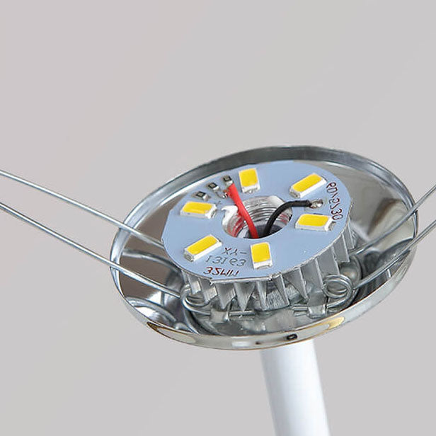 BowLift | Nordic Vintage Fabric Cone Solid Wood LED Table Lamp