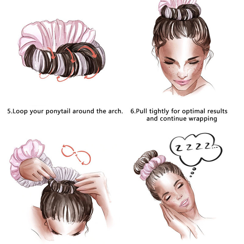 BowLift | Heatless Hair Curling Double Scrunchie