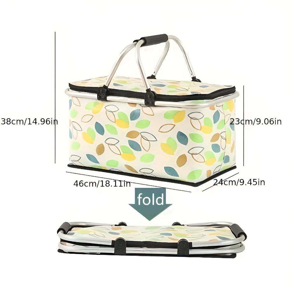 BowLift | Foldable Checkered Picnic Basket