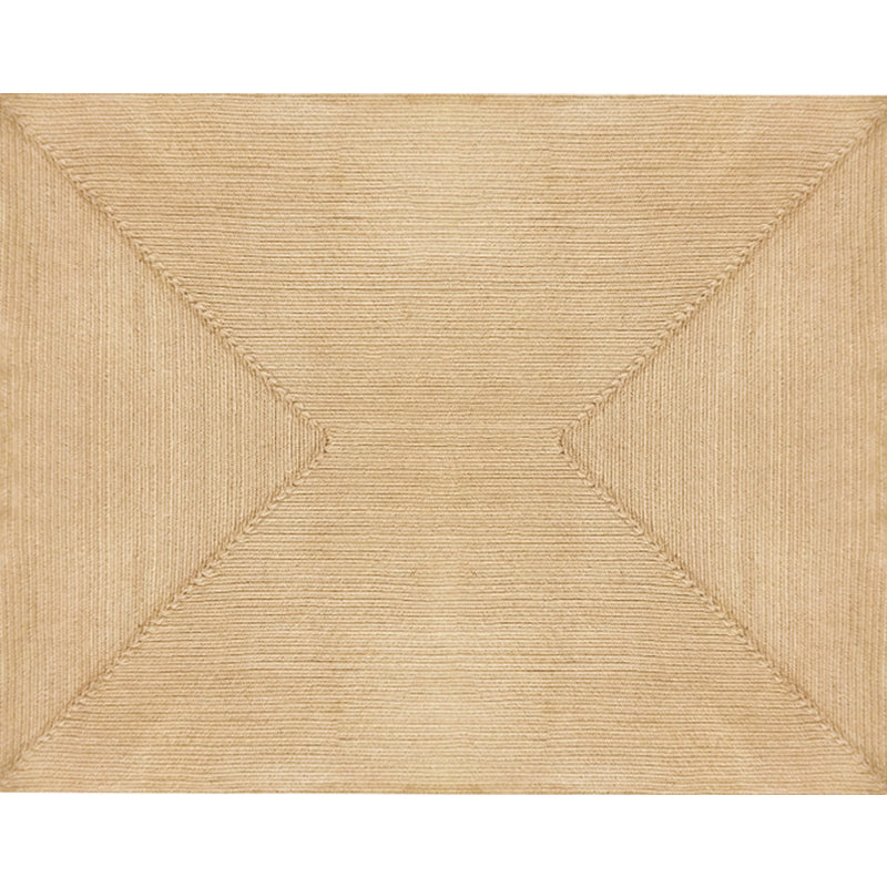 BowLift | Brown simple rug jute rural rug washable non-slip pet-friendly rug for the living room