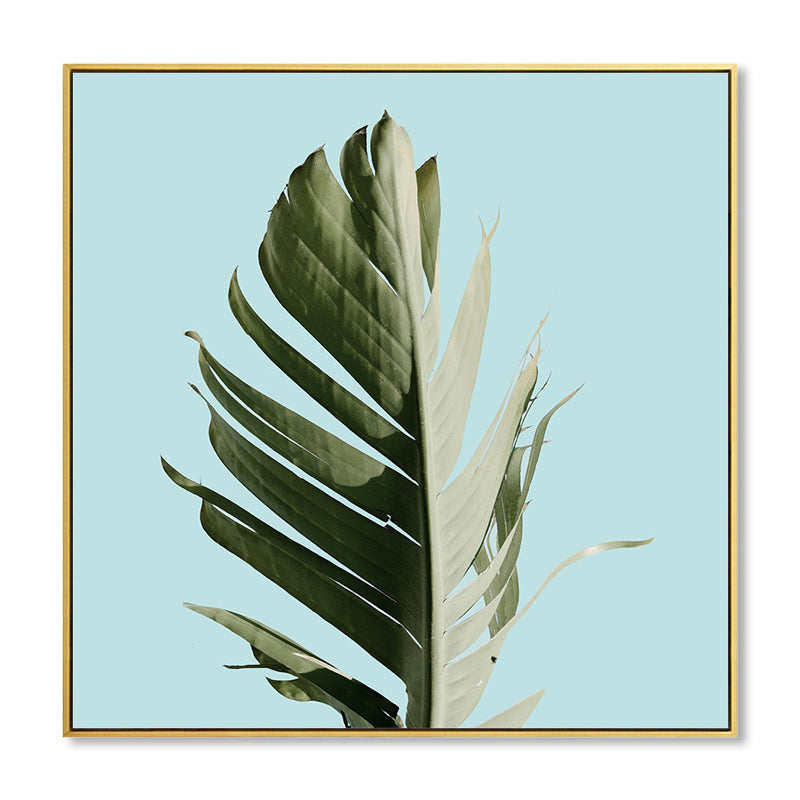 BowLift | Banana Leaf Canvas Tropics Aesthetics Botanics Wall Art Print in Green for Bedroom