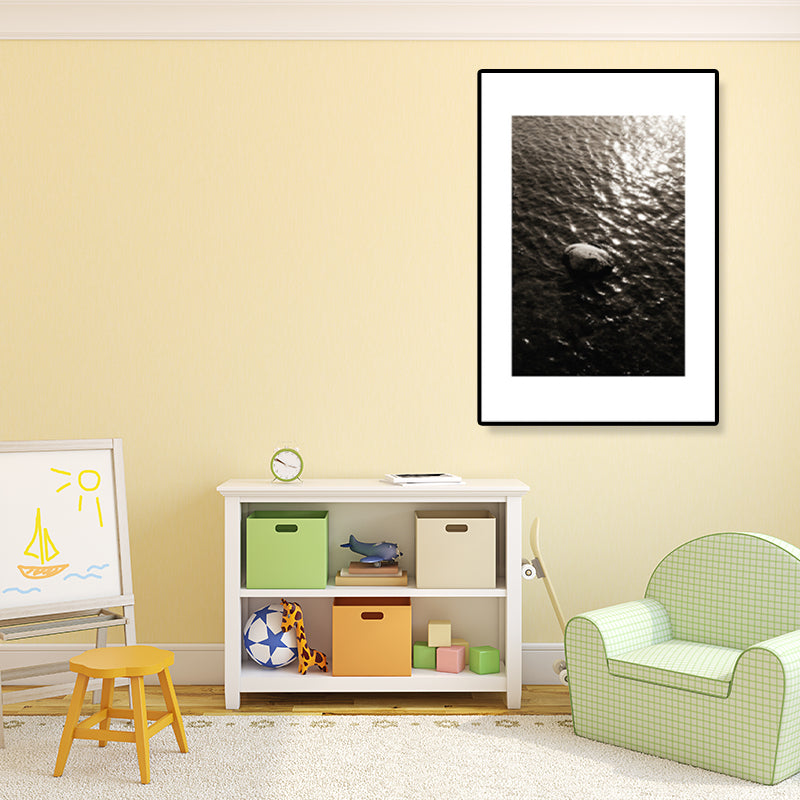 BowLift | Textured Ocean Surface Wall Art Tropical Canvas Print for Home Decor, Multiple Sizes