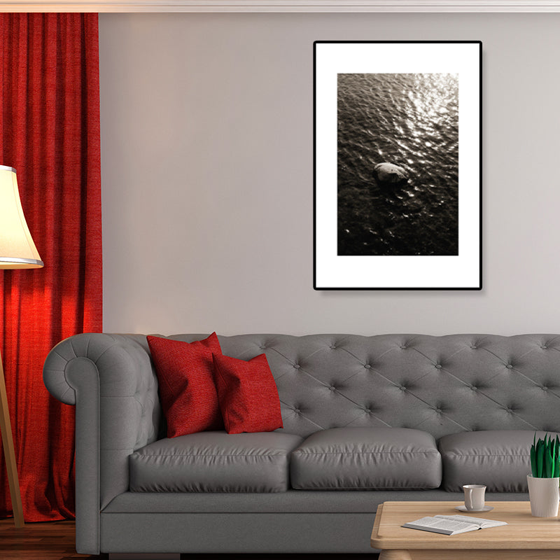 BowLift | Textured Ocean Surface Wall Art Tropical Canvas Print for Home Decor, Multiple Sizes