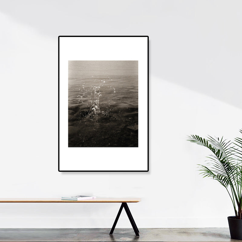BowLift | Textured Ocean Surface Wall Art Tropical Canvas Print for Home Decor, Multiple Sizes
