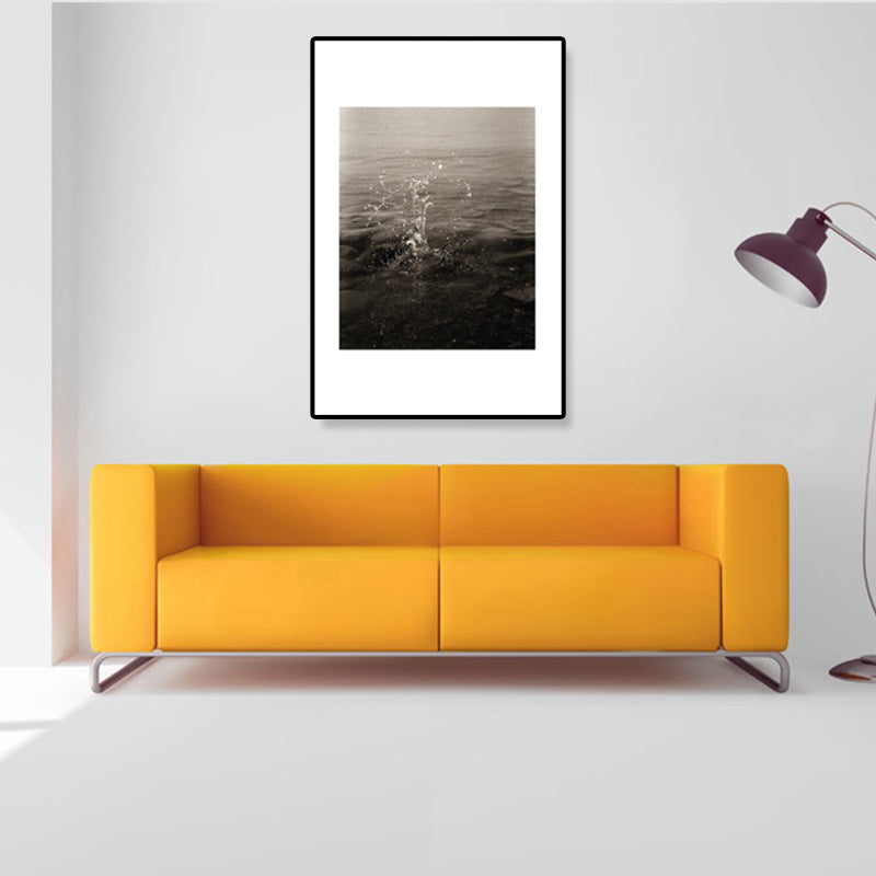 BowLift | Textured Ocean Surface Wall Art Tropical Canvas Print for Home Decor, Multiple Sizes