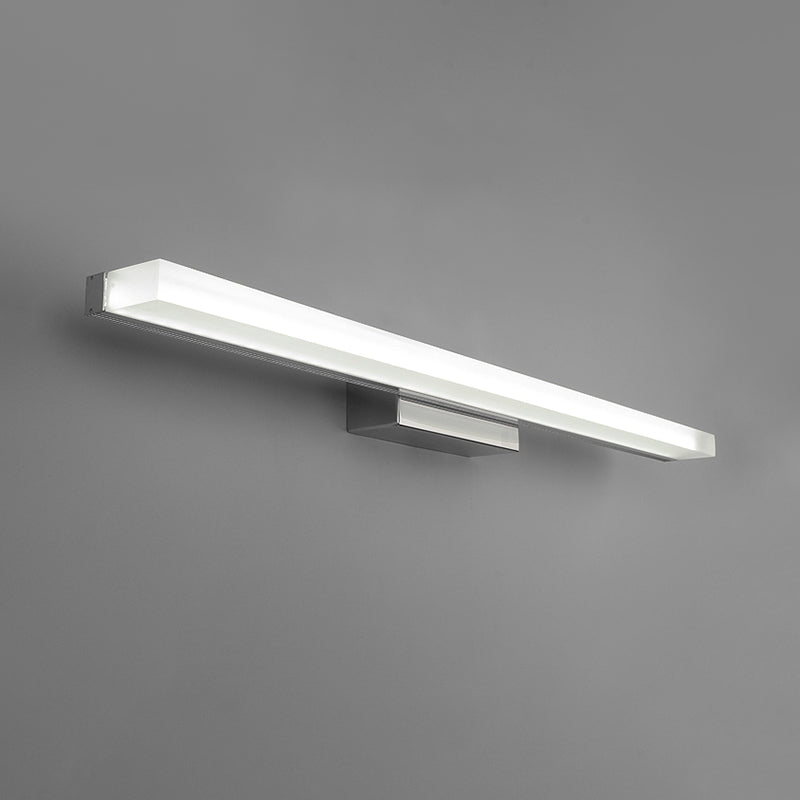 BowLift | Extended Acrylic Vanity Lighting Modern Style LED Nickel Wall Light for Toilet