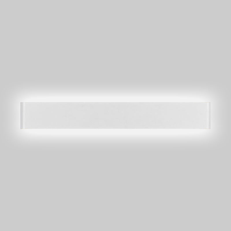 BowLift | Large Space LED Wall Light Modernism Black/White Wall Light with Rectangular Metal Shade