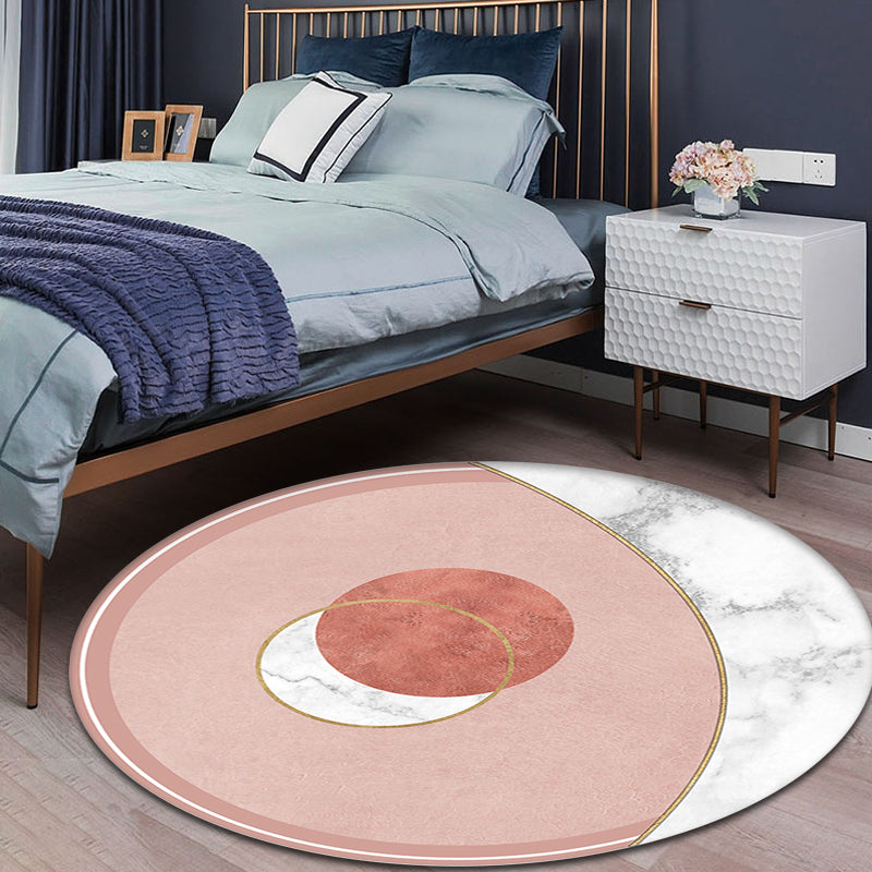 BowLift | Cameo Brown Modern Carpet Polypropylene Geometric Pattern Rug Pet Friendly Washable Non-Slip Carpet for Living Room