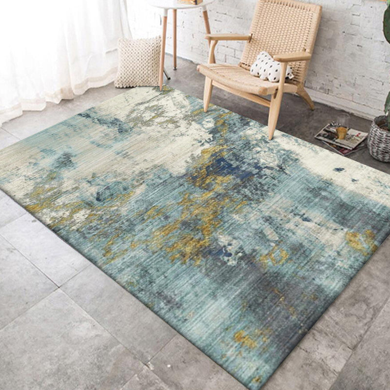 BowLift | Industrial abstract carpet polyester rug non-slip pet-friendly washable rug for living room