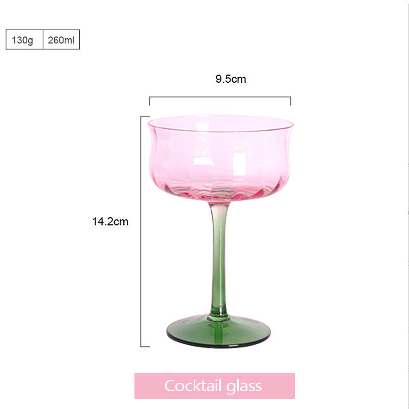 BowLift | Tulip Wine Stemware Crystal Red Wine Glasses Elegant Long Stemware Red Wine or White Wine Glassware