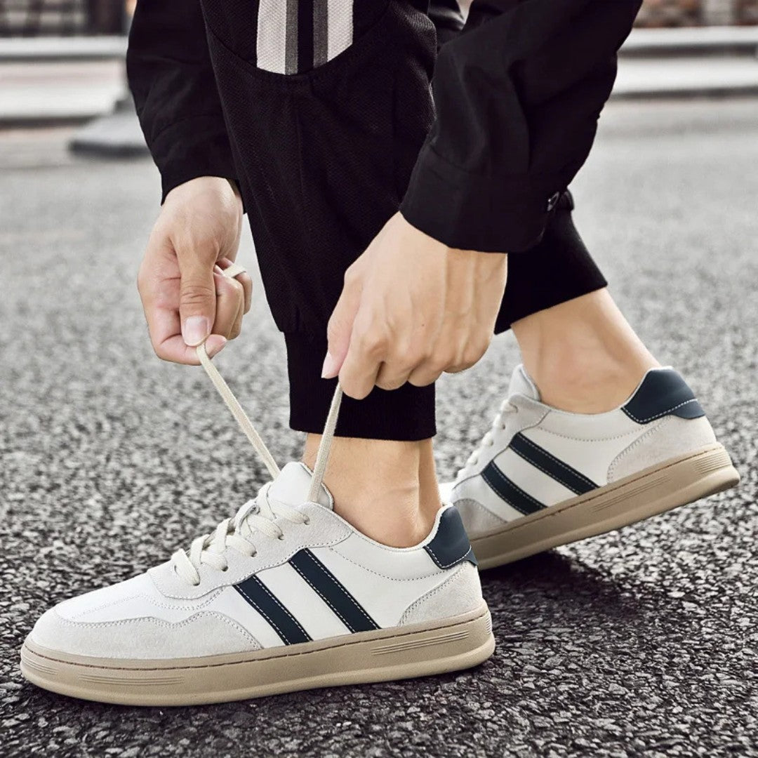 Premium Suede Loafers with Leather Accents