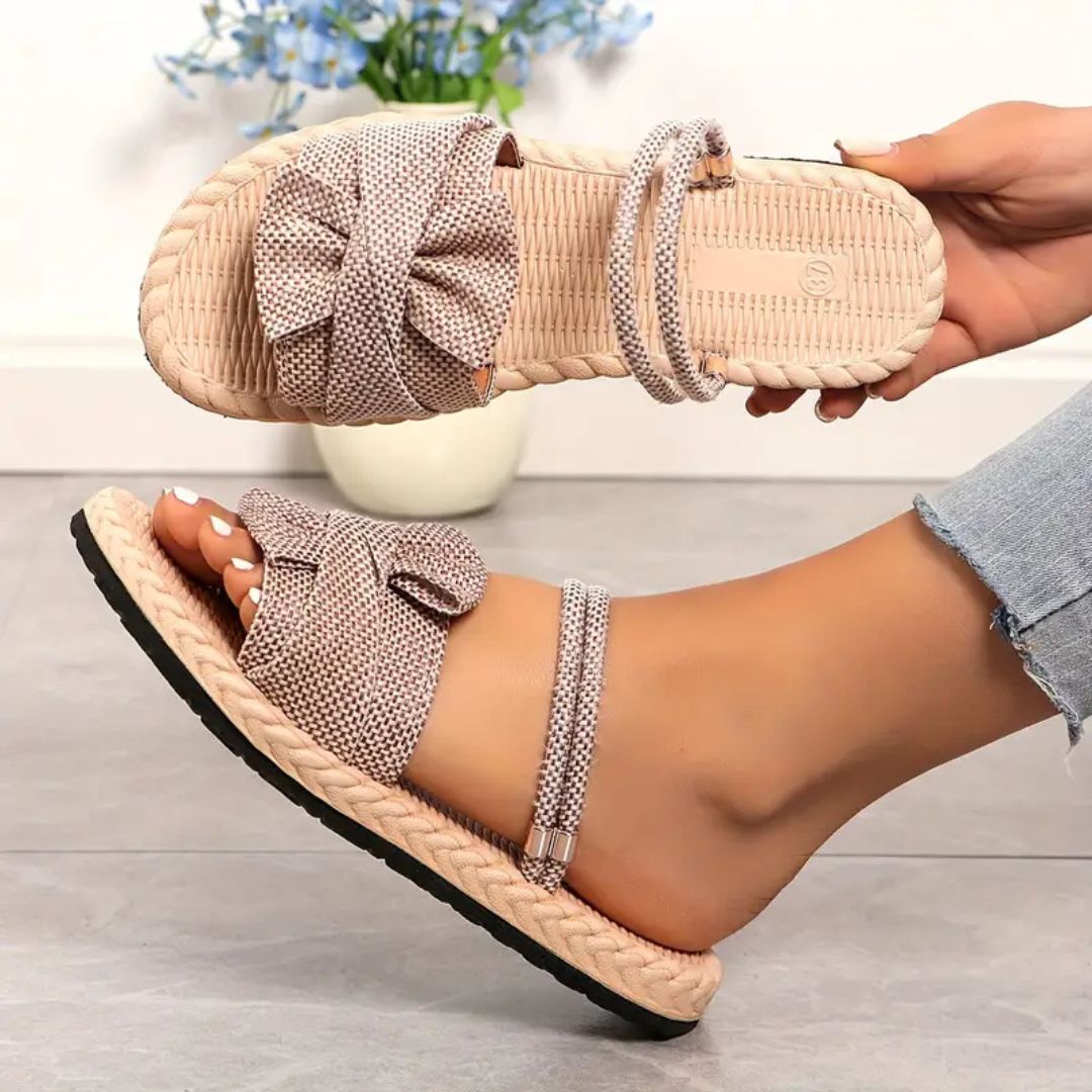 Blissara – Women’s Bow Strap Summer Sandals