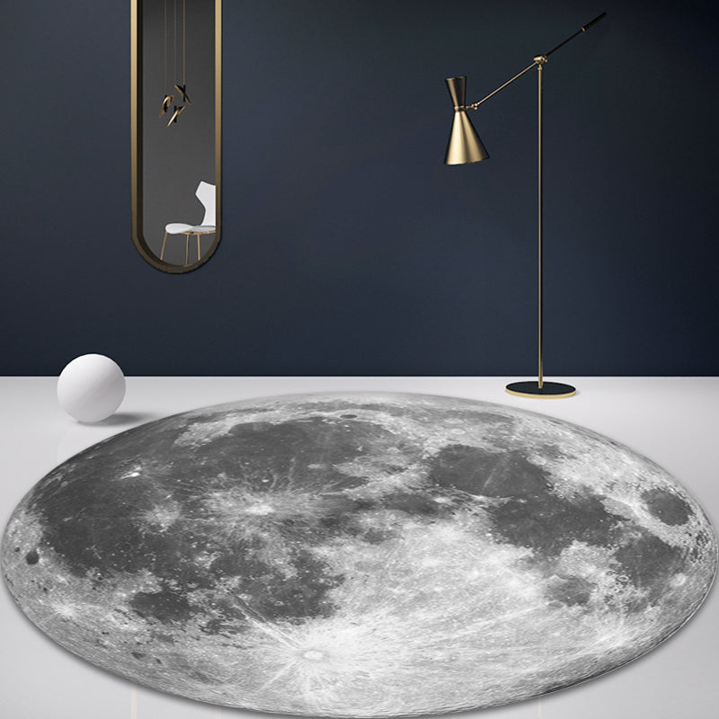 BowLift | Dark Industrial Area Rug Synthetic Abstract Oil Painting Print Rug Stain Resistant Carpet for Home Decor