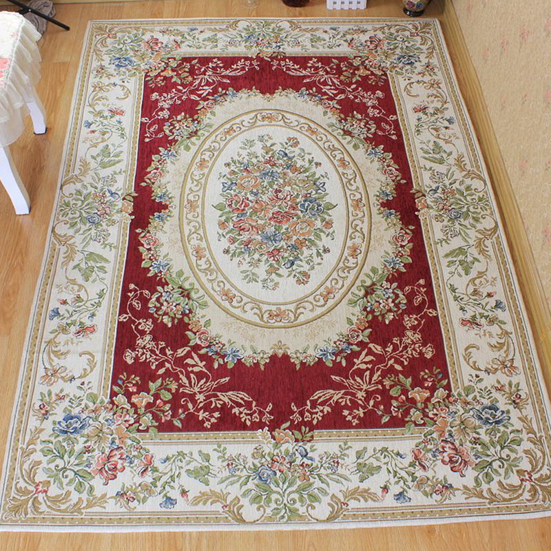 BowLift | Bud printed rug polyester traditional indoor rug non-slip washable pet-friendly rug for living room