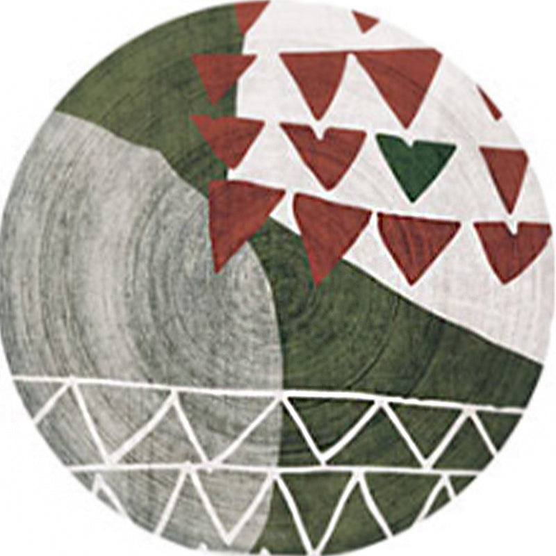 BowLift | Creative Northern Rug Multi Color Marble Geometric Shapes Carpet Stain-Resistant Pet-Friendly Rug for Living Room