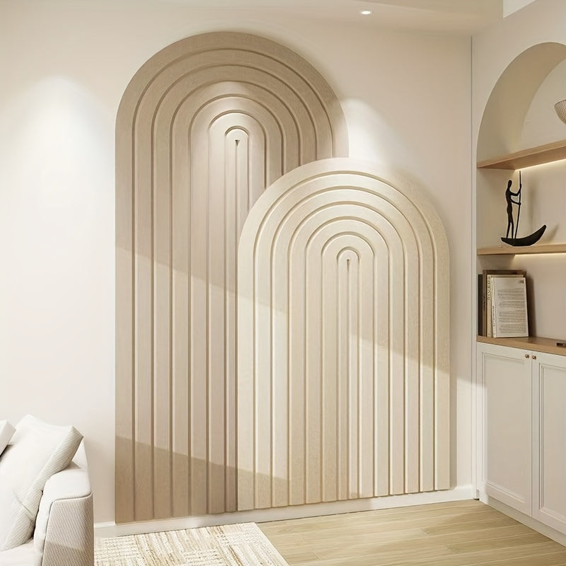 BowLift | Curved Felt Notice Board – Large Self-Adhesive Wall Decoration made of Polyester Felt