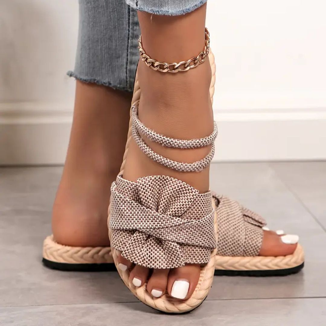 Blissara – Women’s Bow Strap Summer Sandals