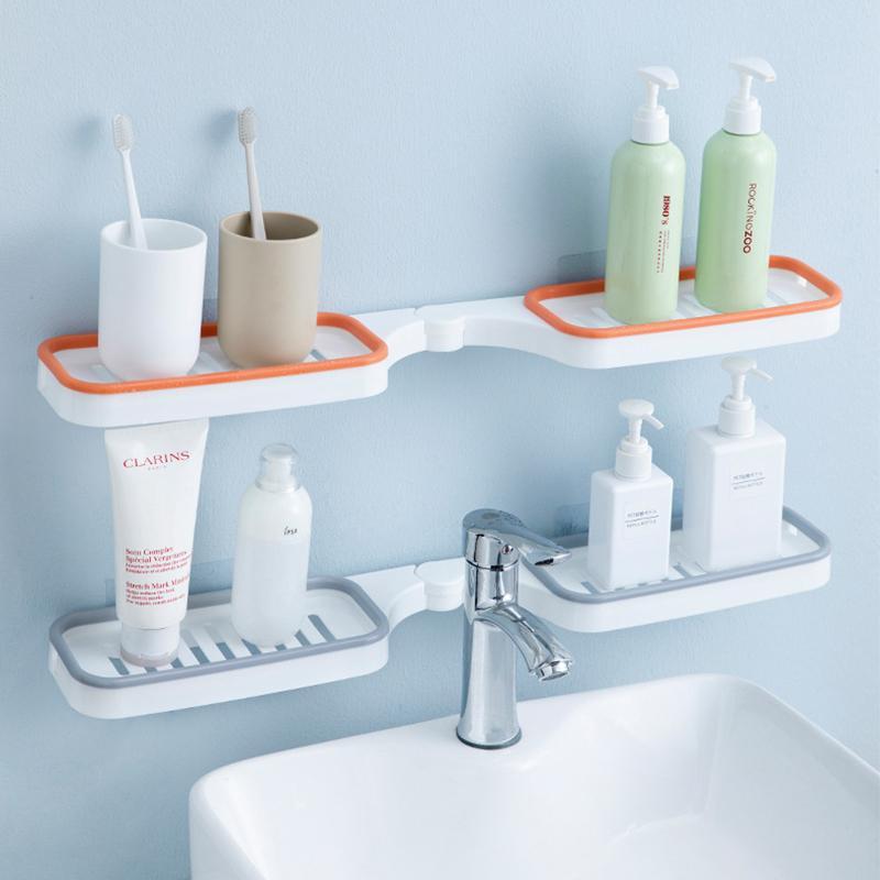 BowLift | Bathroom Corner Hole-Free Shelf