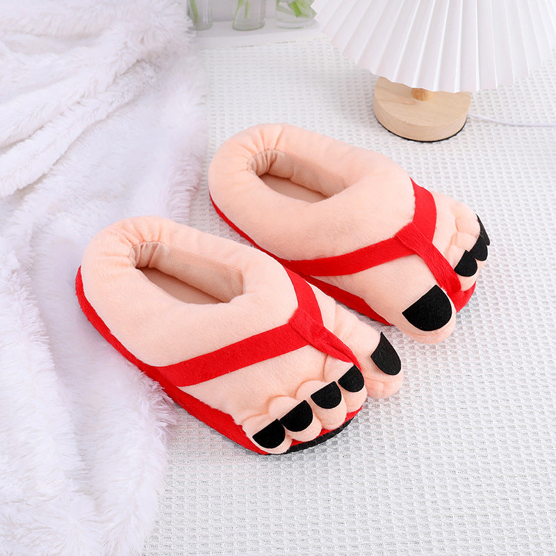 BowLift | Funny Foot Plush Novelty Slippers