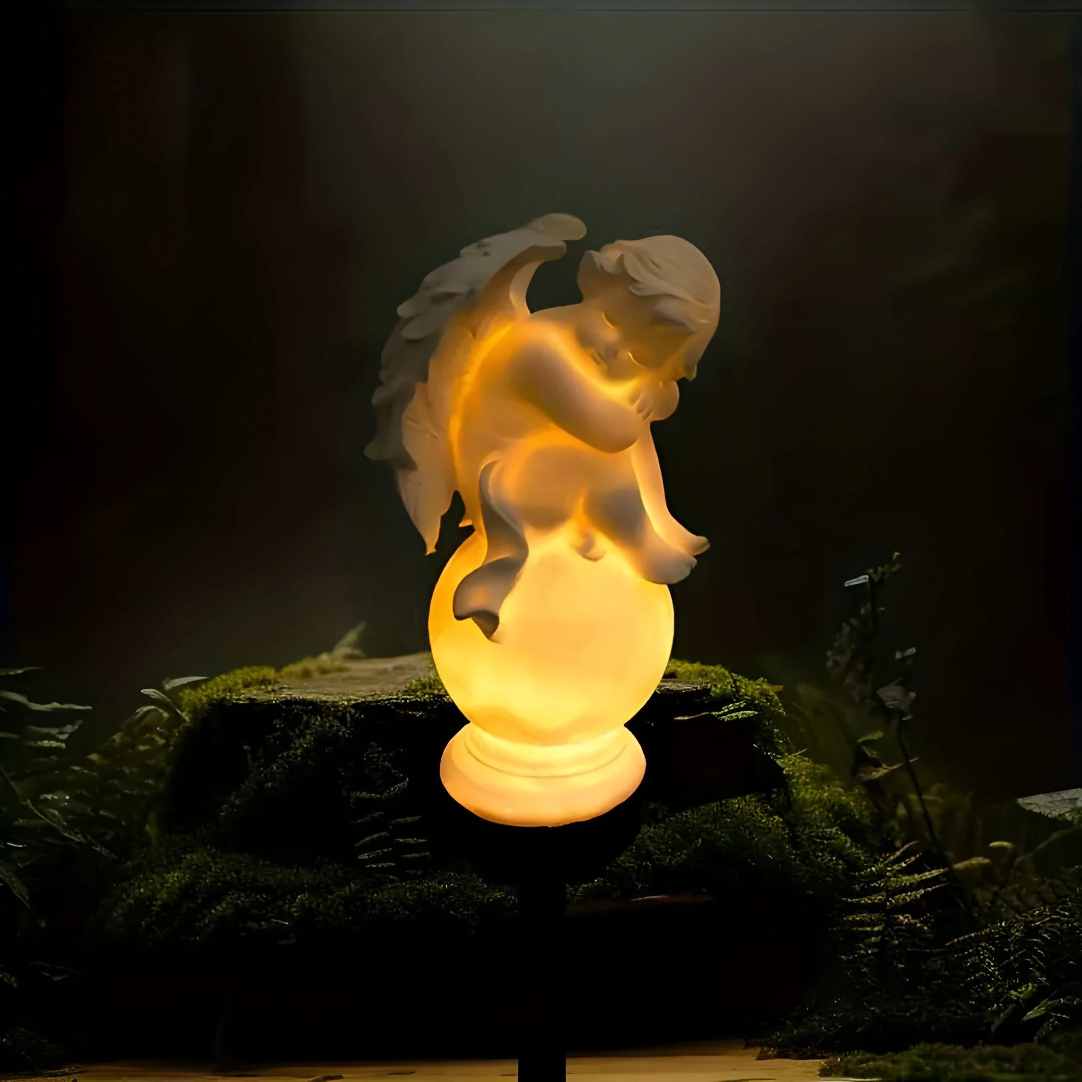 HeavenGlow – Solar-Powered Angel Light