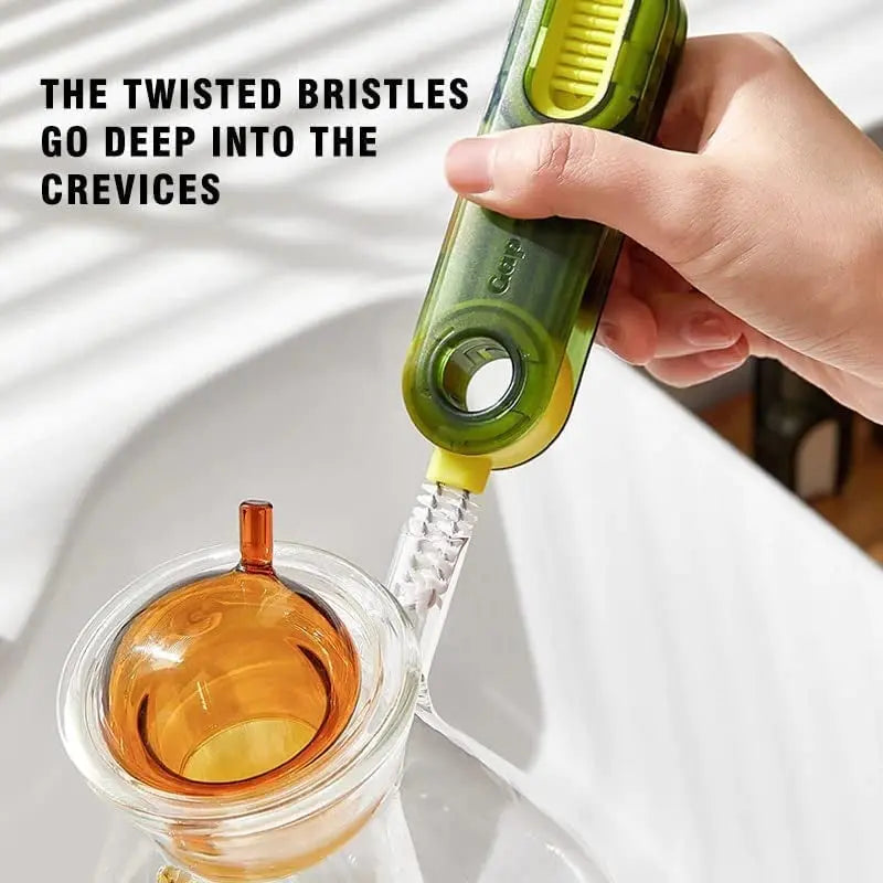 BowLift | 3-in-1 Multifunctional Cleaning Brush – For Bottles, Lids & Hard-to-Reach Places