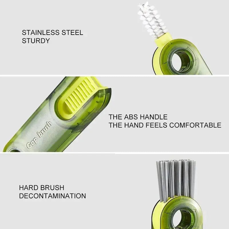 BowLift | 3-in-1 Multifunctional Cleaning Brush – For Bottles, Lids & Hard-to-Reach Places