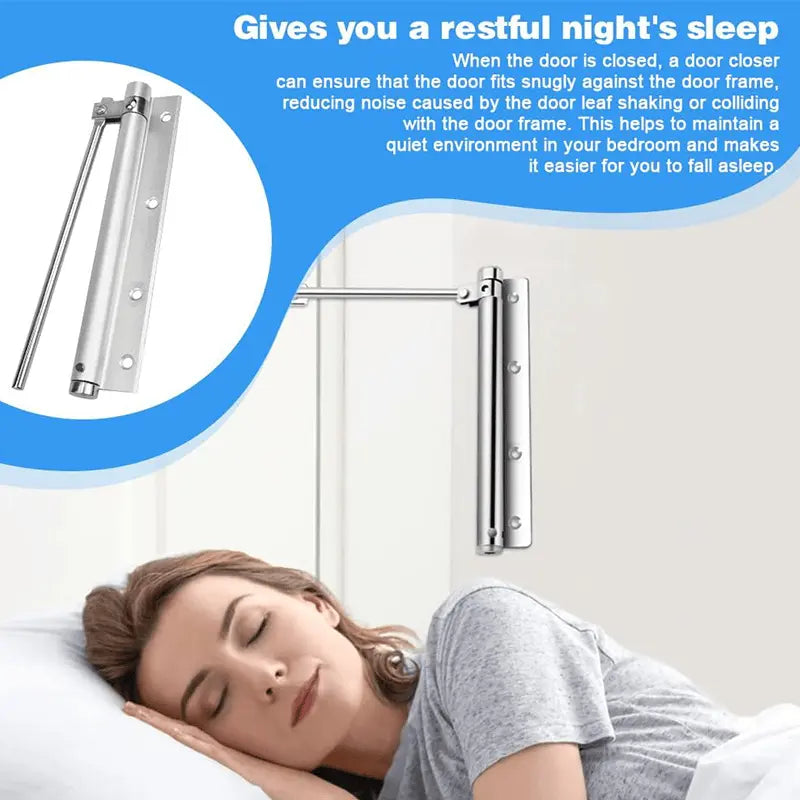 BowLift | Automatic door hinge with self-reset – Safe & Quiet