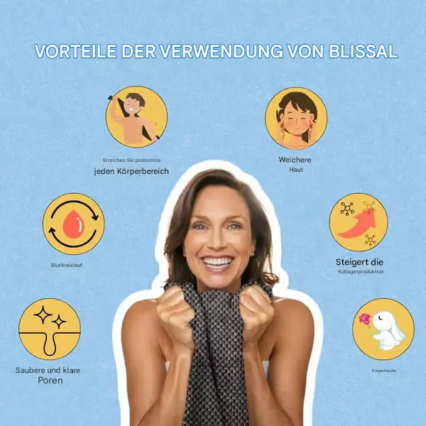 BowLift | Peeling Shower Towel with Silver Ions – Deep Cleaning & Gentle Exfoliation