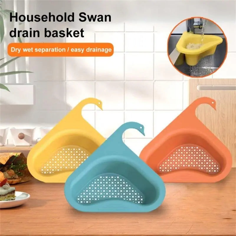 BowLift | Swan-shaped draining basket for the sink – Practical & decorative