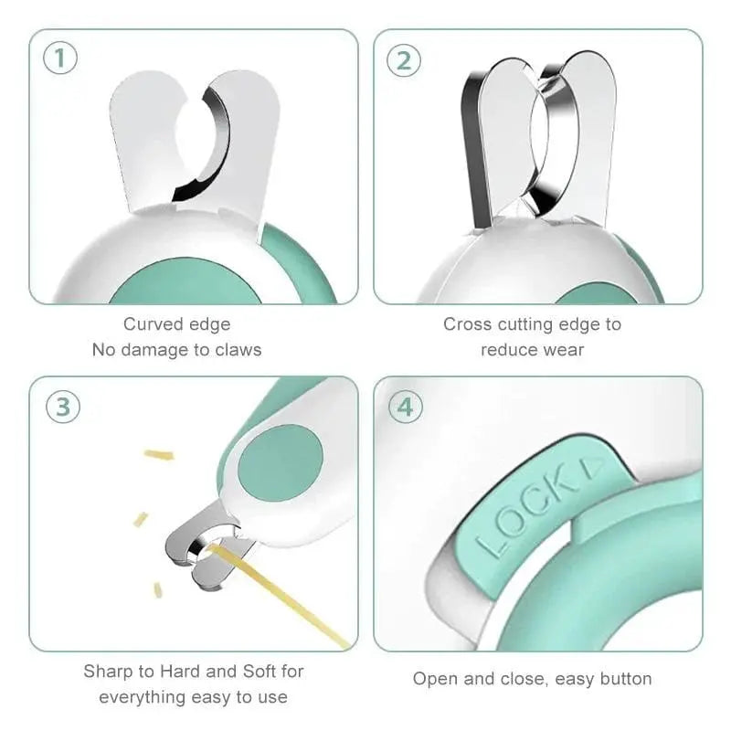 BowLift | Animal Nail Clipper with LED – Integrated light shows exactly where to cut
