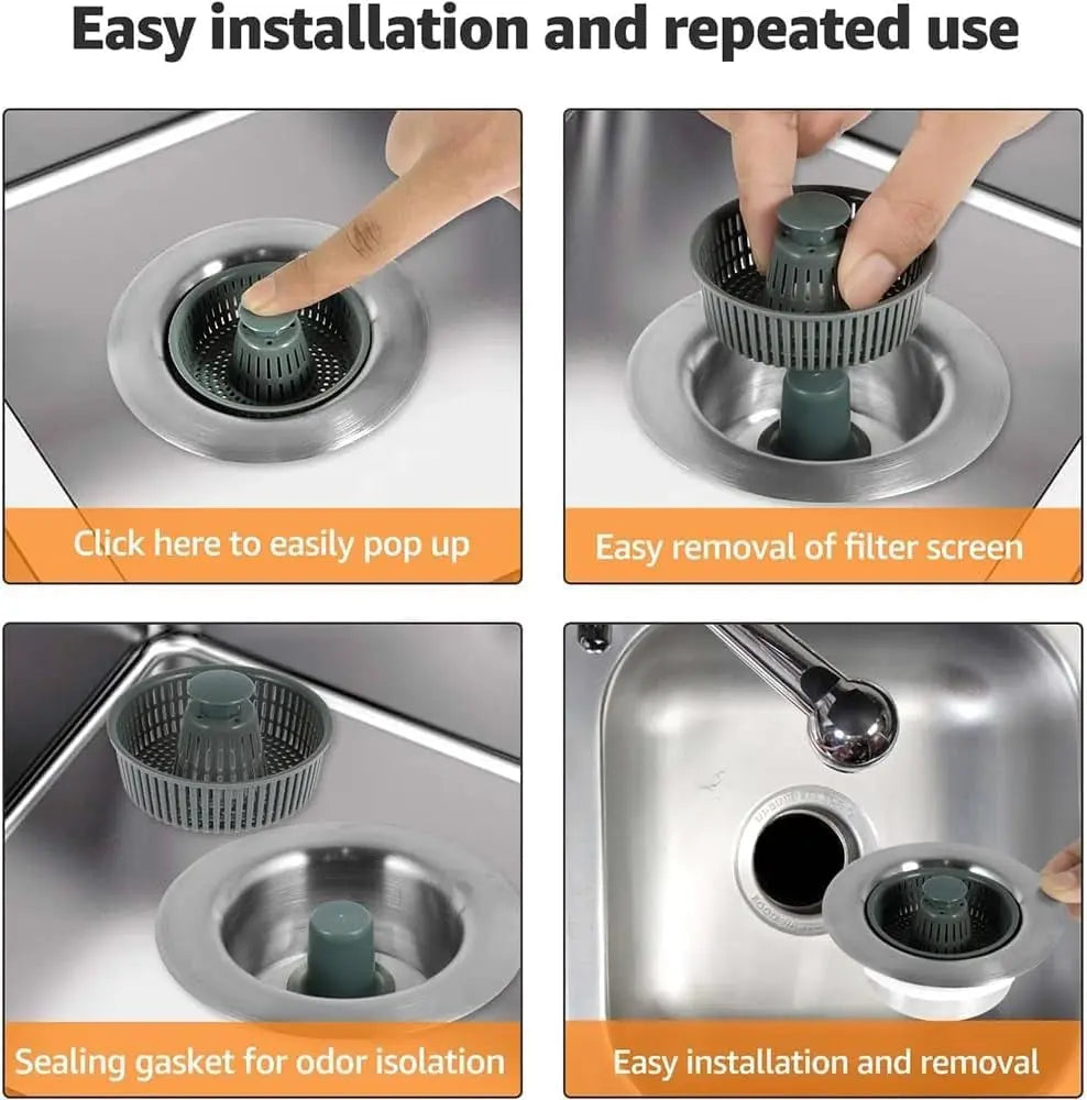 BowLift | Improved Sink Drain Stopper – No more clogged drains!