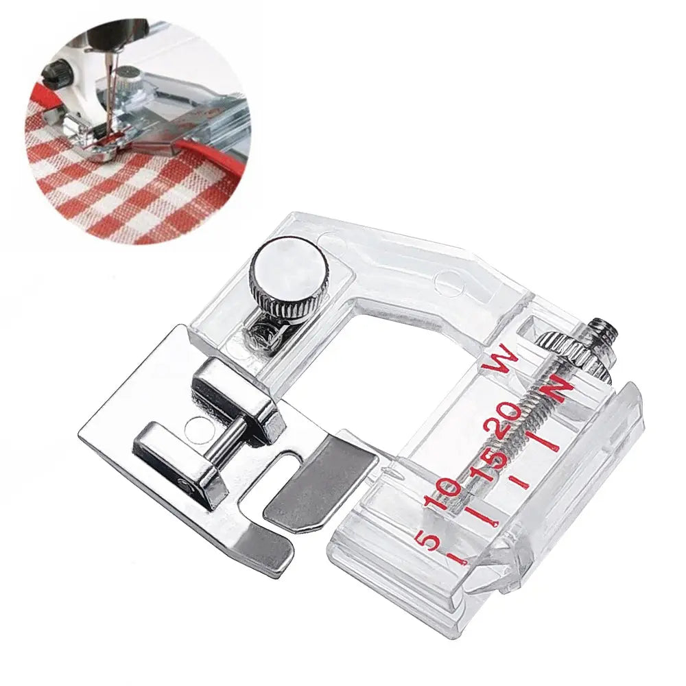 BowLift | Adjustable bias binding foot – For precise edge finishes