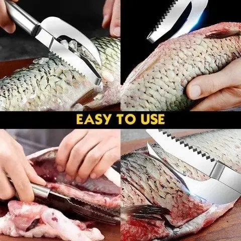 BowLift | 3-in-1 Fish scaler made of stainless steel